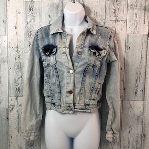 🤑Chamur National Moonstruck Stone Washed Denim Jacket Small